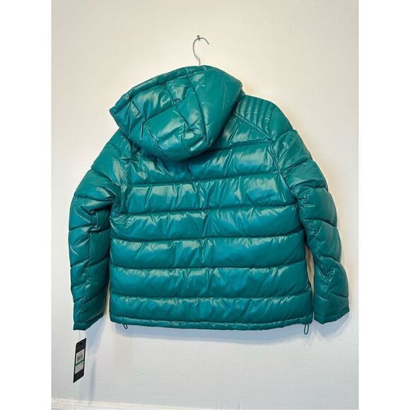 Guess Kelly Green shine puffer size L, NWT - Picture 11 of 16